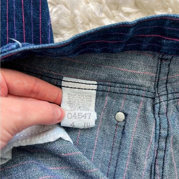 Vintage 80’s Pizzazz Striped High Waisted Jeans - Picture 6 of 9